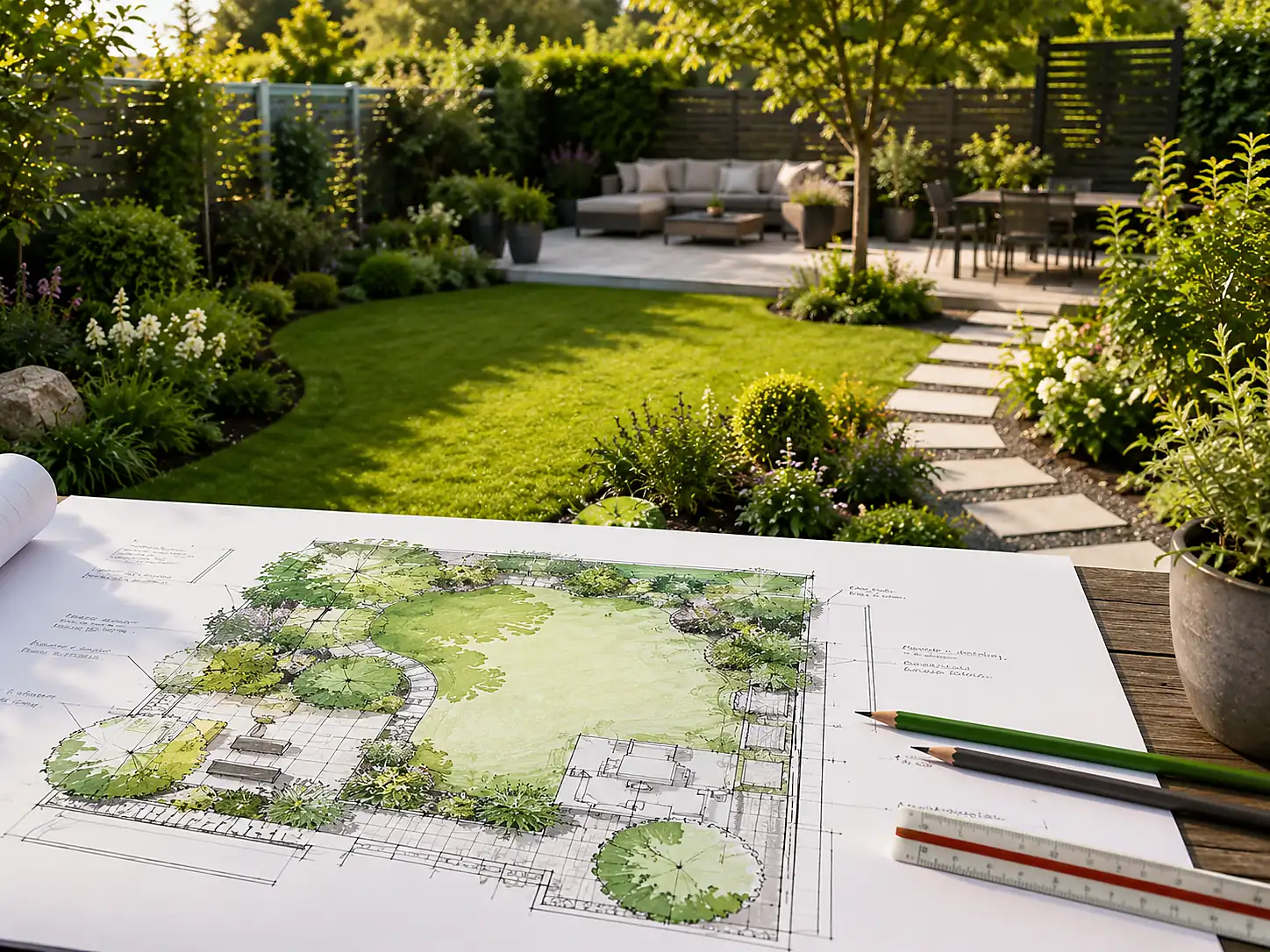 Garten Neuplanung