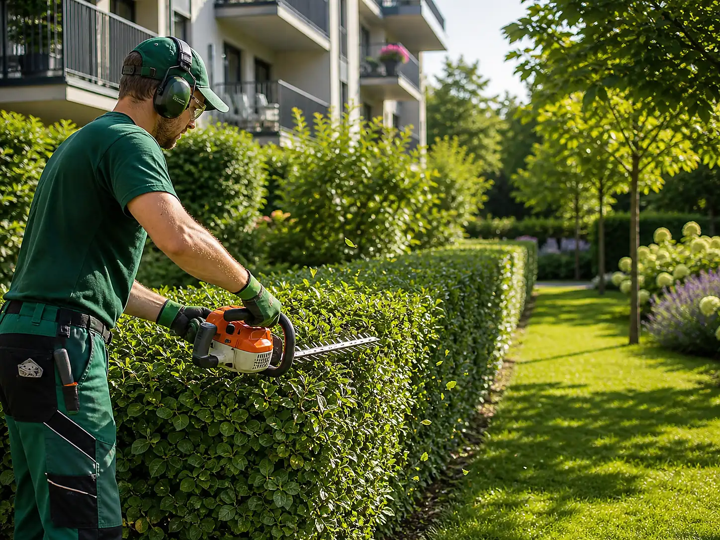 Hecke schneiden