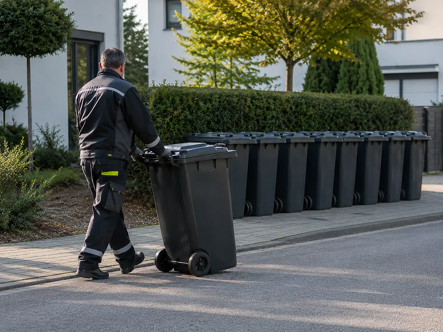 Mülltonnen rausstellen in Düren