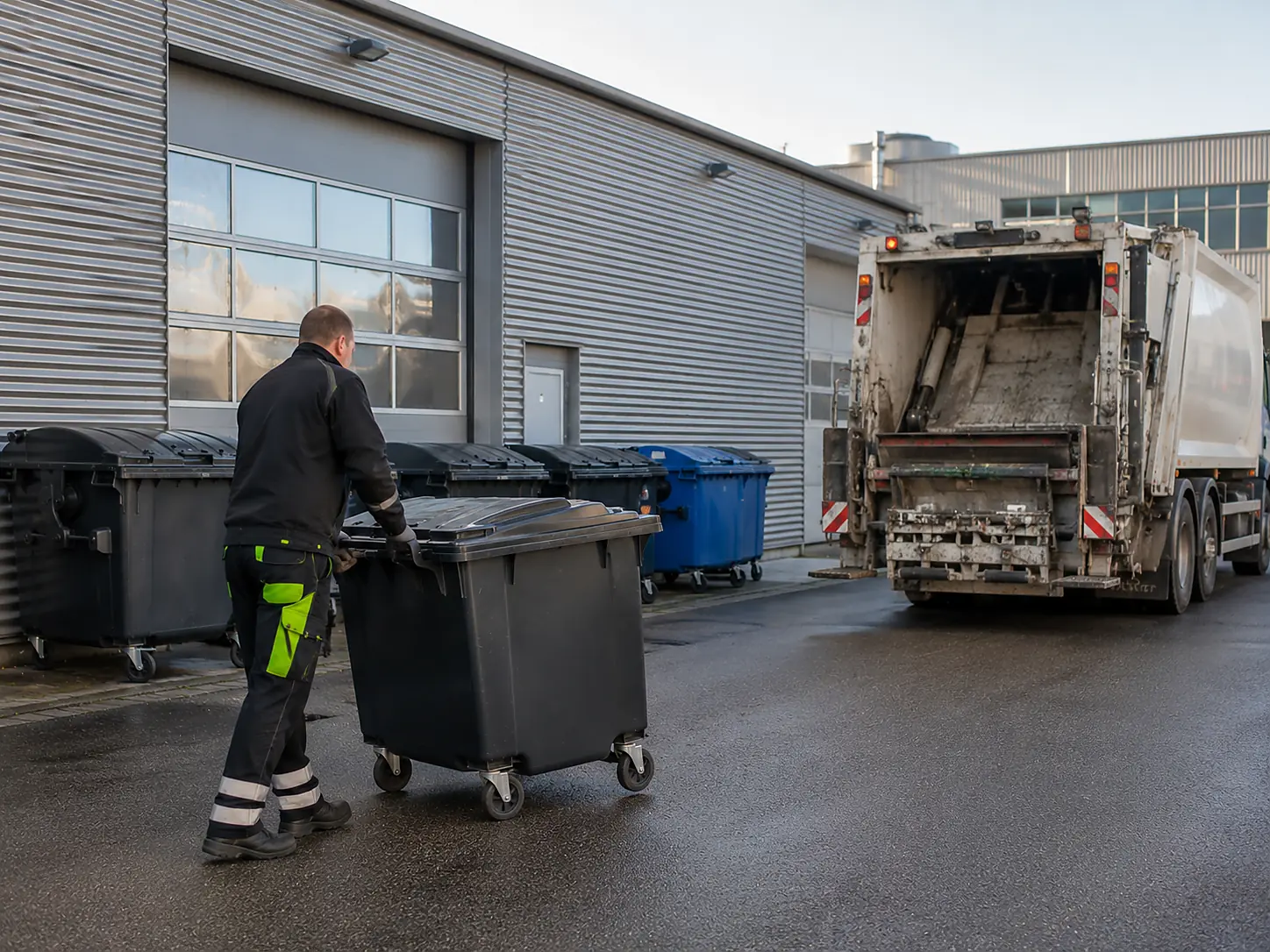 Tonnenservice für Gewerbe in Düren